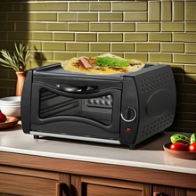 印度飞饼机烘焙电烤炉煎烤一体机家用煎饼机上下加热烤箱跨境批发