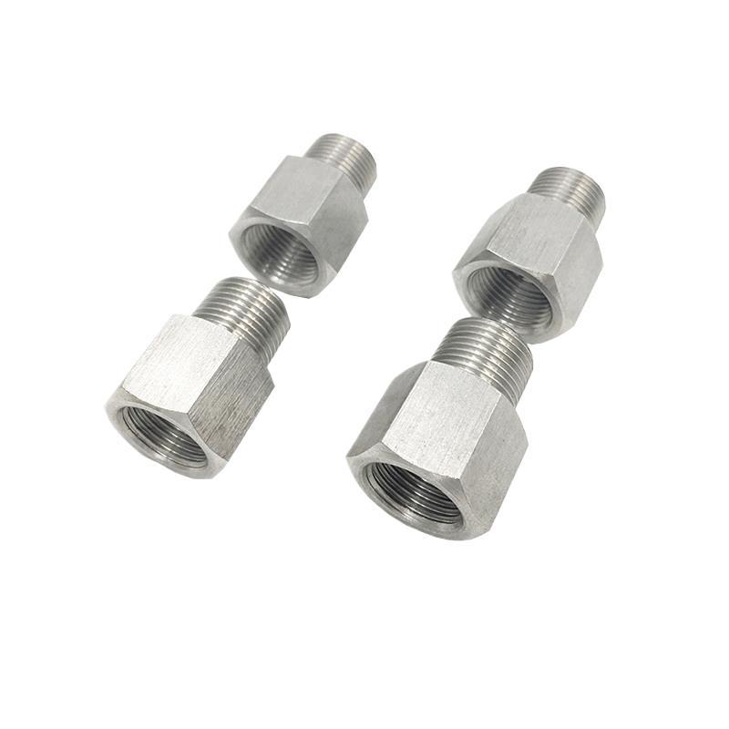Adaptador de acero inoxidable 304 NPT1 / 4 / NPT1 / 2 Adaptador de medidor de presión M14 * 1.5 Adaptador M20 * 1.5