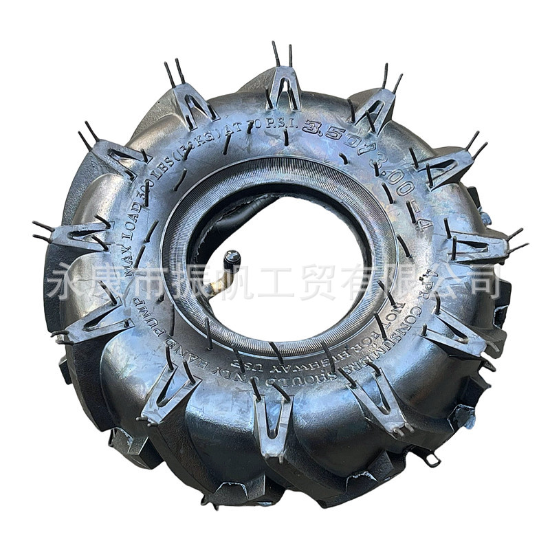 3.00-4 Manual agrícola micro-cultivadora en forma de herringe neumático pequeño tubo exterior de kart 3.50-4 tubo interior y exterior de tubo interior inflable