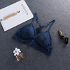 Demi-season lace thin supporting bra, underwear, 2021 collection, beautiful back, plus size