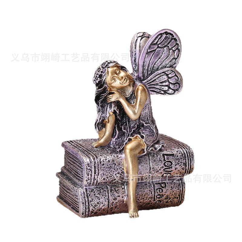 跨境新品花仙子树脂摆件雕像树脂工艺品户外花园庭院装饰品|undefined