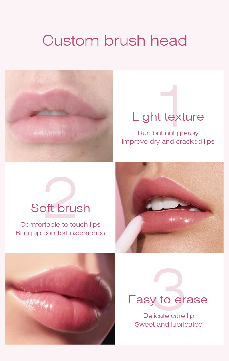 KRISTEN LEANNE Black Technology Long lasting Water Locking Rose Petals and Moisturizing Gloss Dudu Lip Oil_voghion.com