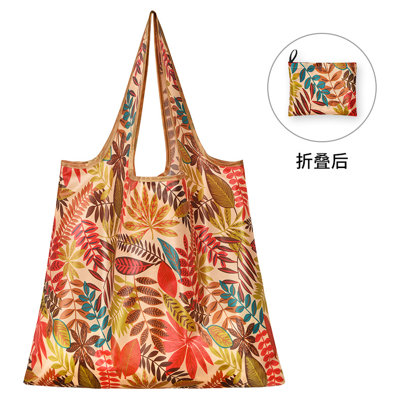 Bolsa de compras plegable grande para viaje, bolsa de supermercado ecológica, bolsa de almacenamiento portátil, bolsa portátil de gran capacidad image 8