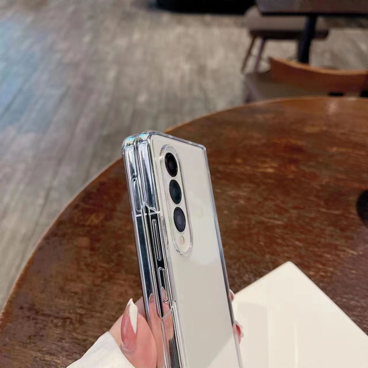 Telefono Samsung Fold7 compatibile con custodia trasparente Fold4 al 70%, protezione per lo schermo Fold5w scontata del 78%_voghion.com