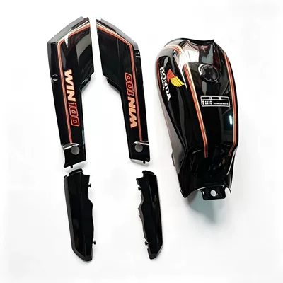 Fuel tank | Flying Eagle 100 fuel tank - black-fuel-tank-with-large-side-covers