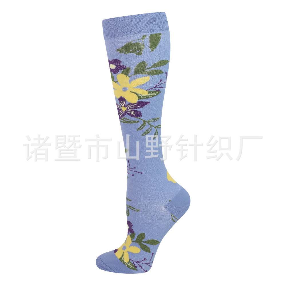 Calcetines Largos de Compresión Deportivos 200N de Nailon, Respirable y Absorción del Sudor, para Correr image 25