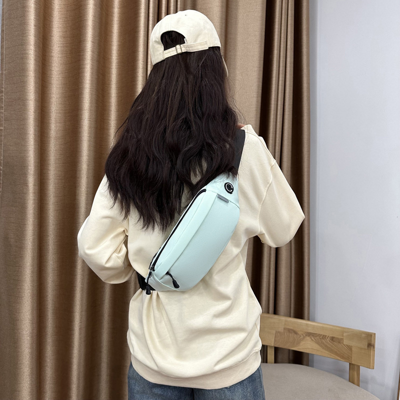 新款户外休闲运动腰包男旅行便携跑步胸包女骑行斜挎手机零钱包
