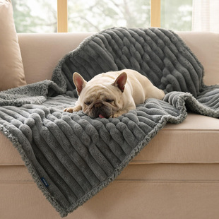 Dog Blanket, Winter Thickened Blanket, Cat Sofa Cushion, Rabbit Plush Waterproof Pet Mat, Machine Washable, Amazon