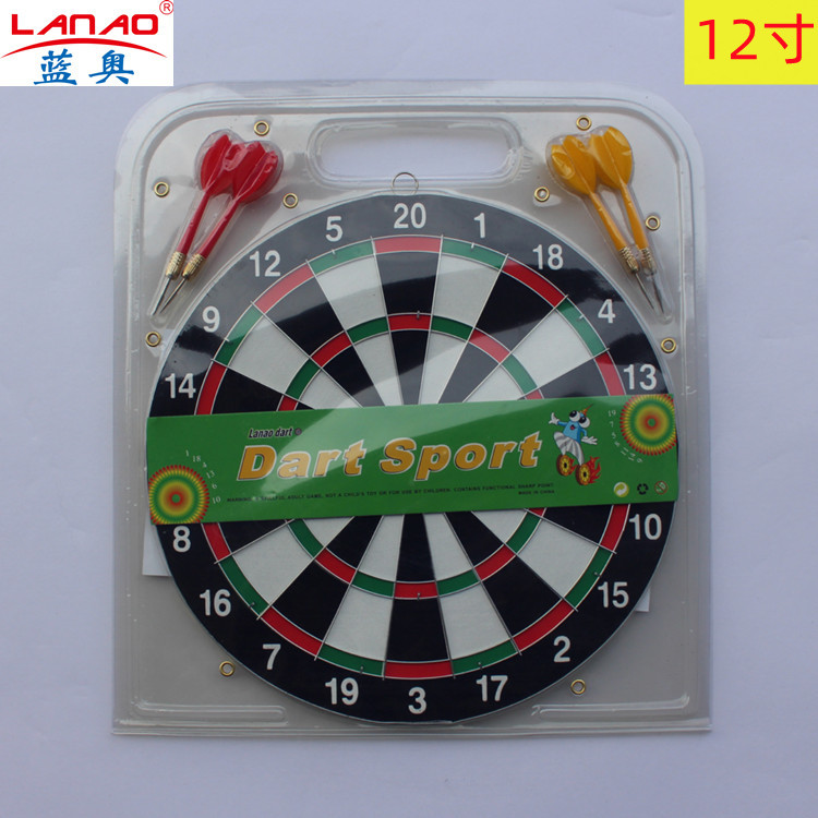 Set de dardos tablero papel doble cara 12 15 17 pulgadas