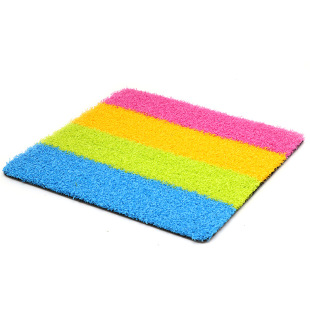 Simulated Lawn Mat Fake Grass Rainbow Color Artificial Turf Plastic Fake Grass Kindergarten Outdoor Golf Turf