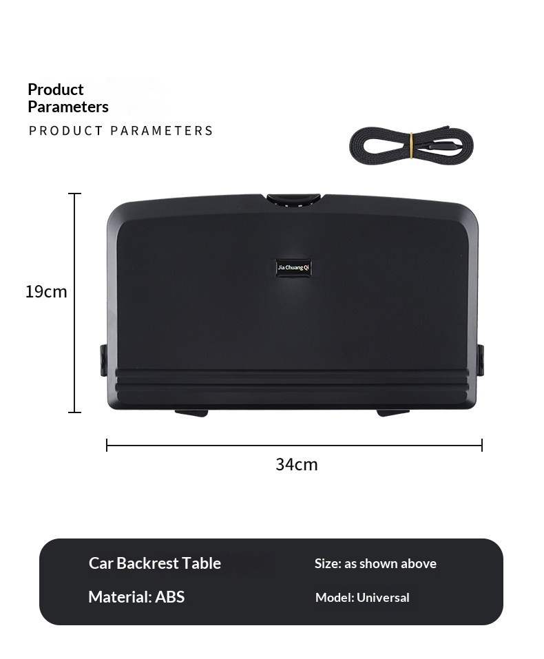 Cross-Border Exclusive Supply of Car-Mounted Small Tables for Rear Seats, Multifunctional Car Dining Table, Foldable Storage Dining Table, Computer Table for Car