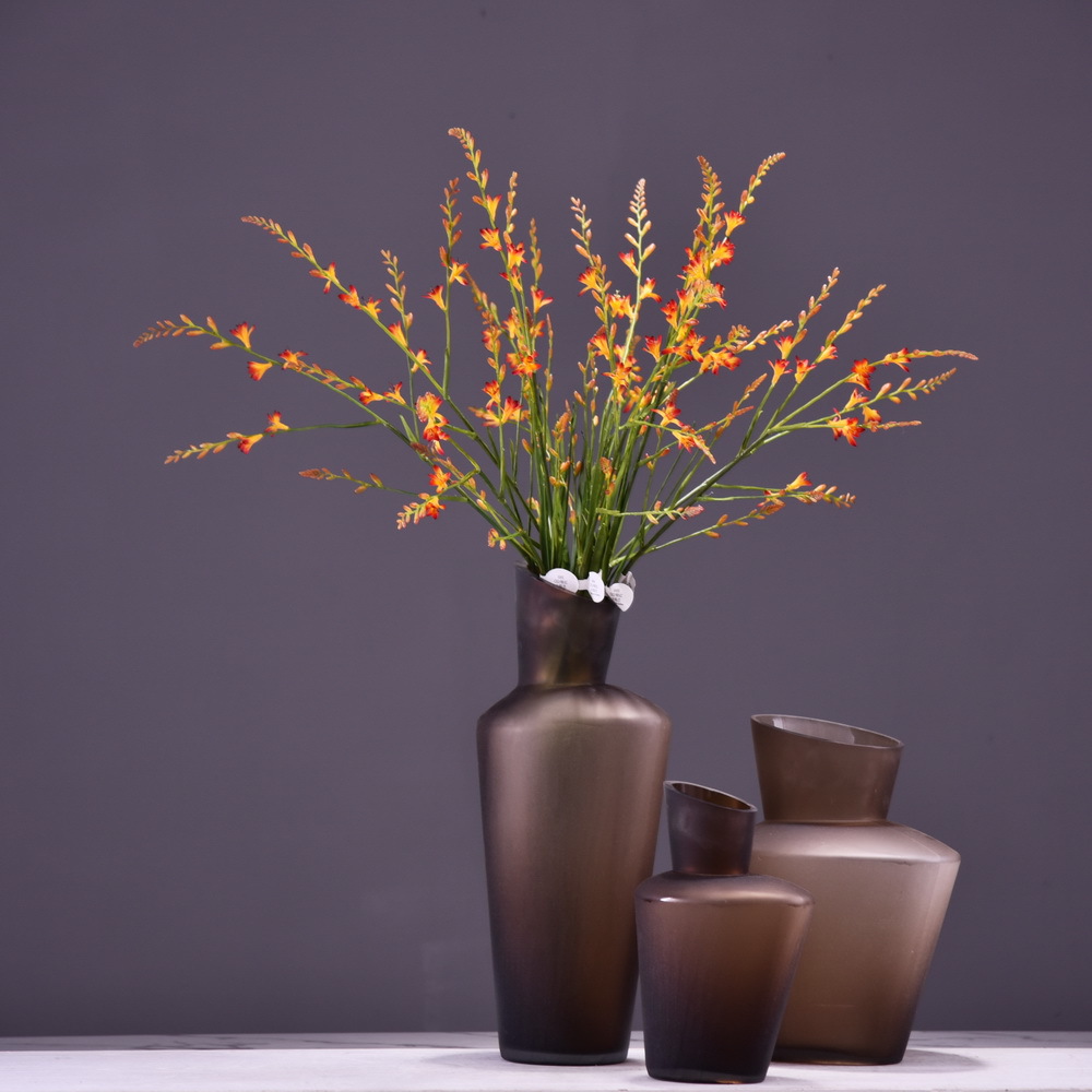 蘭瑾批發仿真花假花火焰蘭家居裝飾樣板間攝影道具軟裝花藝