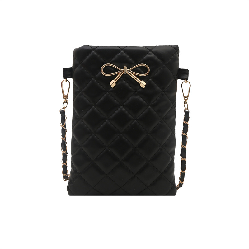 Autumn Popular Bow Small Square Bag Women's 2025 New Fashion Trend Crossbody Bag Niche Sweet Shoulder Bag