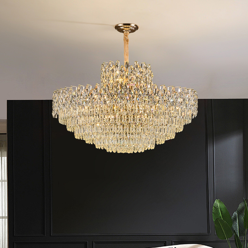 Cross-Border Hot-Selling Crystal Chandelier, Light Luxury Living Room Chandelier, Modern High-End New European-Style American-Style French-Style Dining Room Lamp Cross-Border Hot-Selling Crystal Chandelier, Light Luxury Living Room Chandelier, Modern High-End New European-Style American-Style French-Style Dining Room Lamp