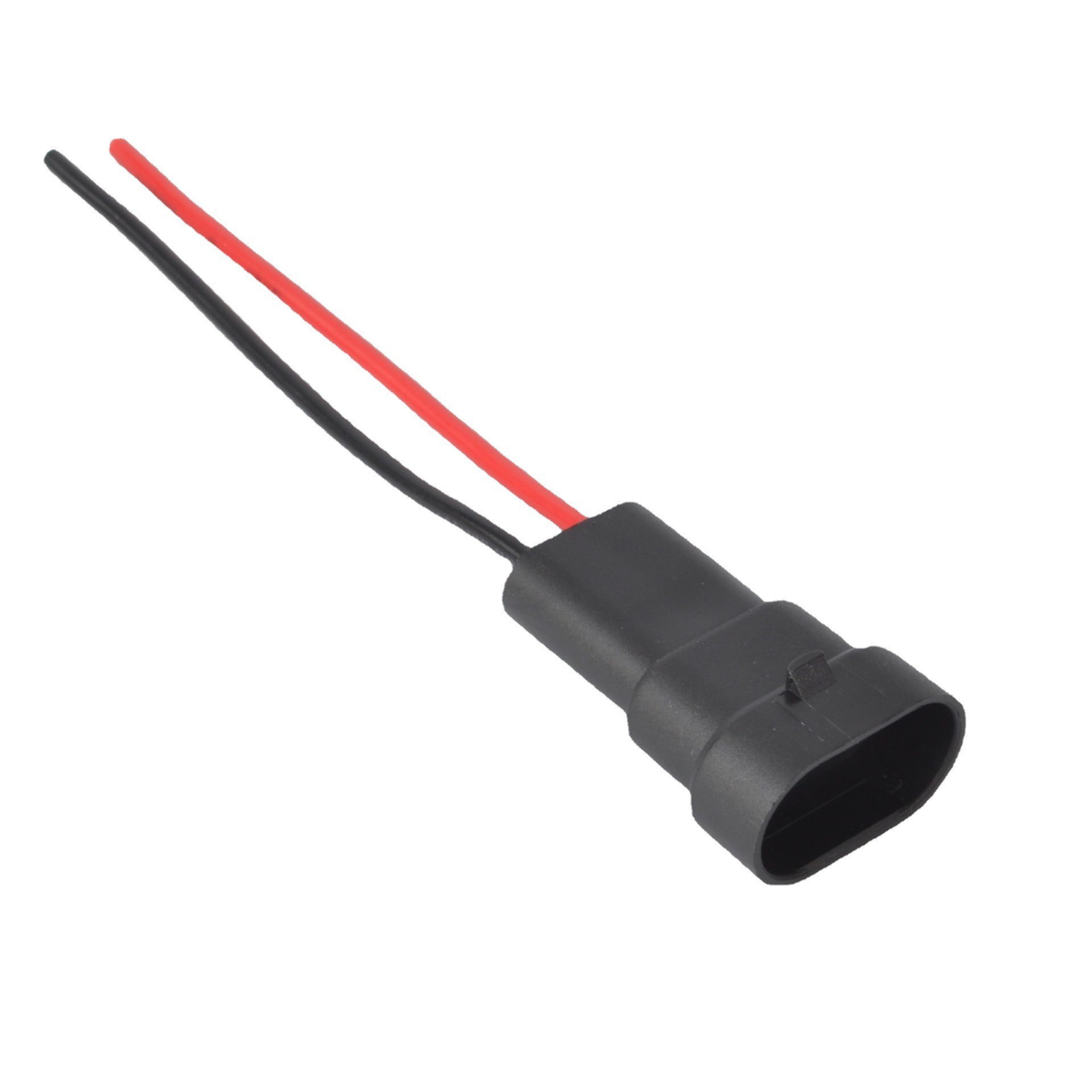 9005/9006 公端大燈插頭(帶線) 連接器2孔