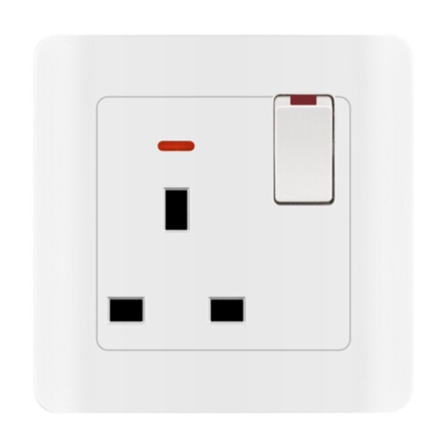 Switch Power Supply Socket Panel Home 86 Type Flush Mount Panel British Five Hole Wall Power USB Socket Panel