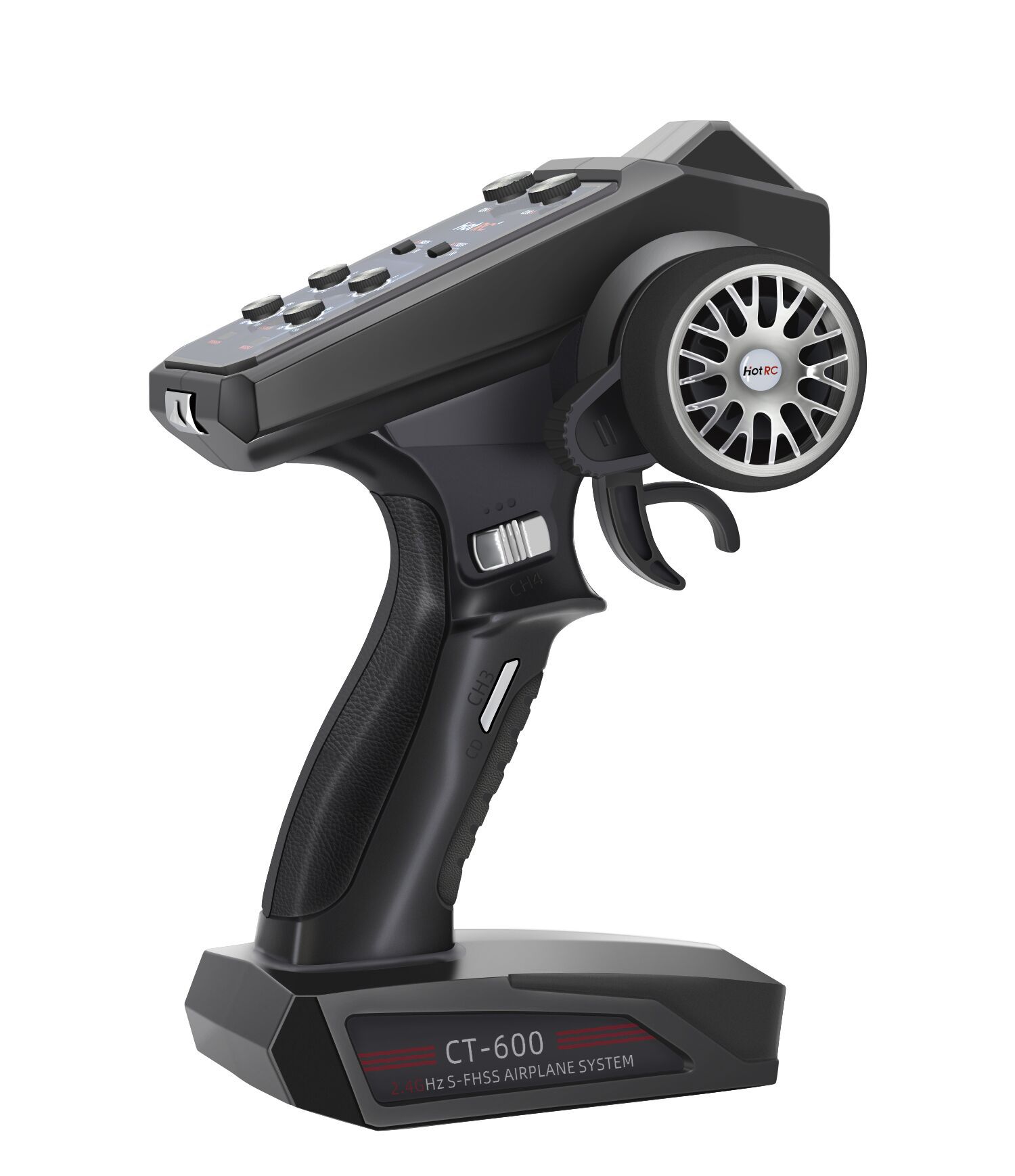 CT-600遥控器 2.4G 6通道枪控 RC车船坦克遥控 失控保护混动模式