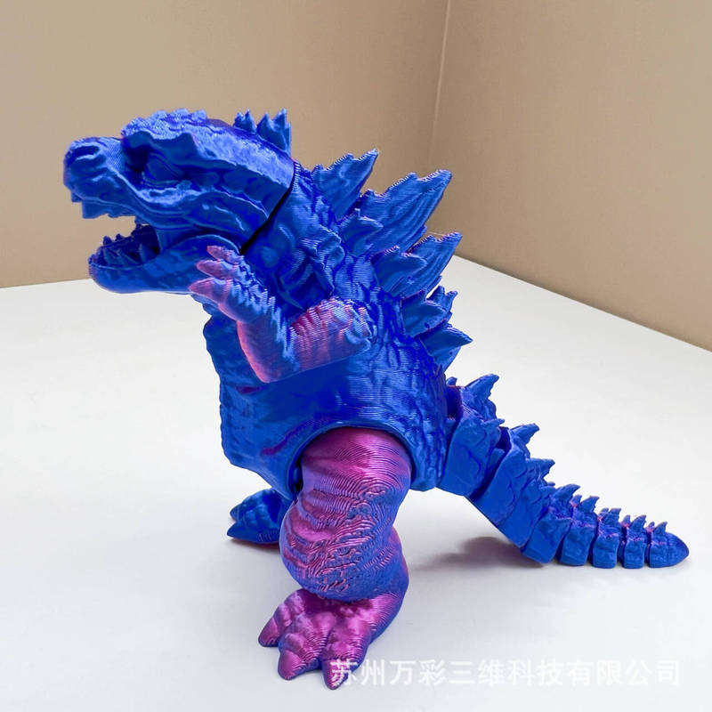 3d打印哥斯拉怪兽之王跨境爆品帝国崛起金刚手模型可动关节造型|undefined