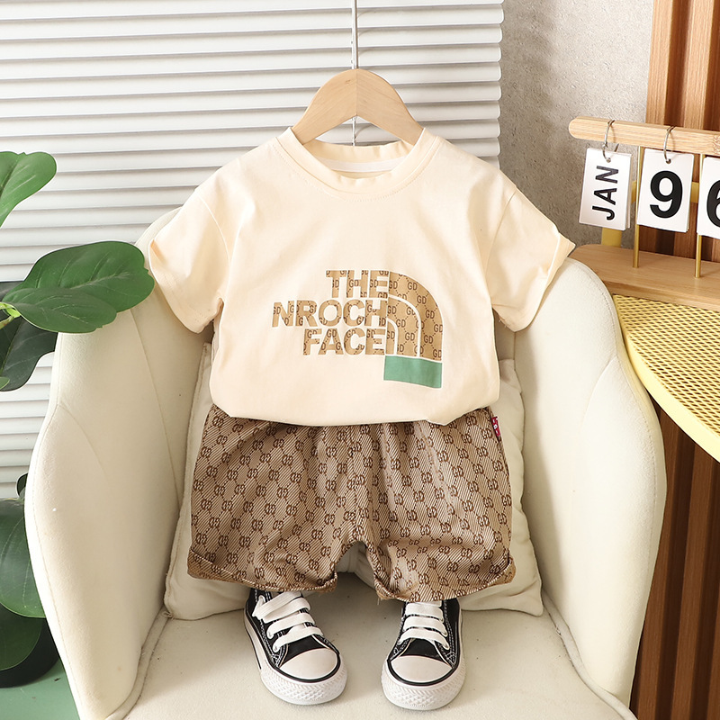 子供半袖セット夏男の子服女の子tシャツ赤ちゃん夏服服2025新しい子供服ファッション|undefined