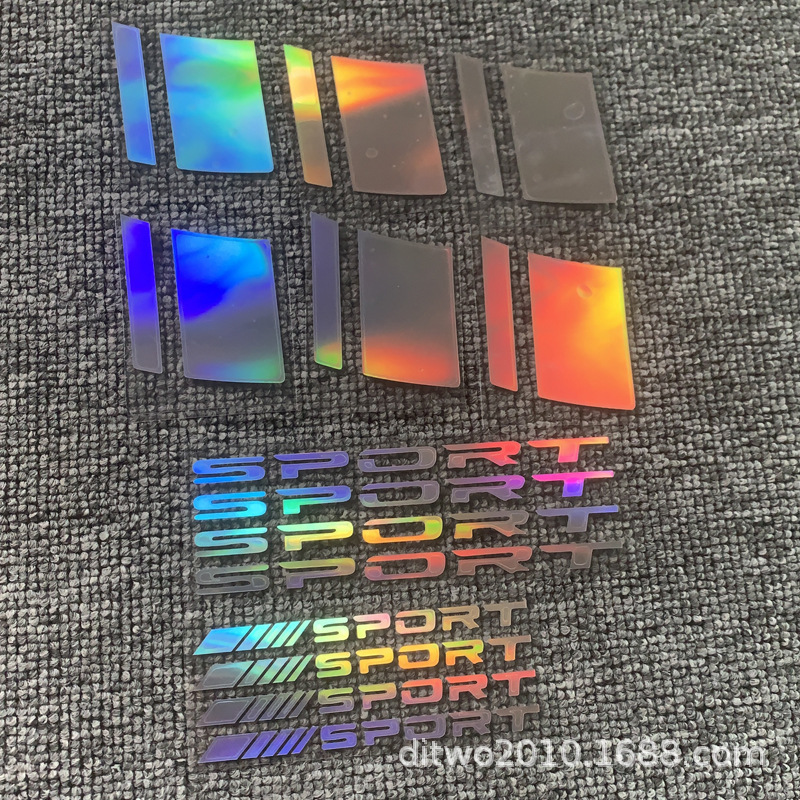 14pcs轮辋贴花条纹反光贴纸防水车轮运动sport汽车轮辋18-21英寸|undefined