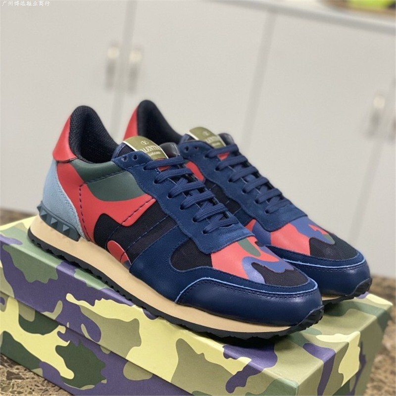 Summer New Style Five-Pointed Star Camouflage Flat-Heeled Men's Trendy Shoes European and American New Sports Casual Korean Style Lace-Up Casual Shoes Summer New Style Five-Pointed Star Camouflage Flat-Heeled Men's Trendy Shoes European and American New Sports Casual Korean Style Lace-Up Casual Shoes
