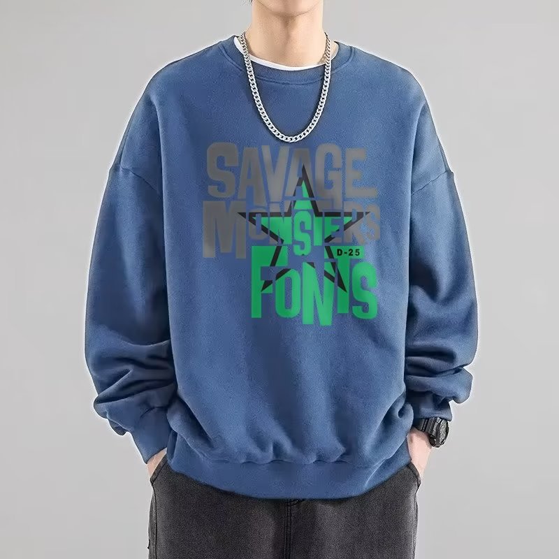 Tendencia 2-WY162-P18 2023 Otoño corriendo, suéter juvenil, top de estudiante, 4 juegos de imágenes