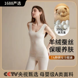 保暖套装;保暖马甲背心;女士家居服
