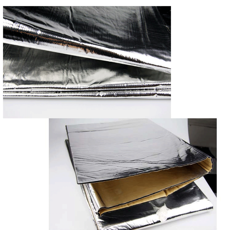 Suitable for Car Soundproofing and Heat Insulation Cotton, Universal for All Vehicles, Self-Adhesive Engine Hood, Fireproof, High Temperature Resistant, Noise Reduction