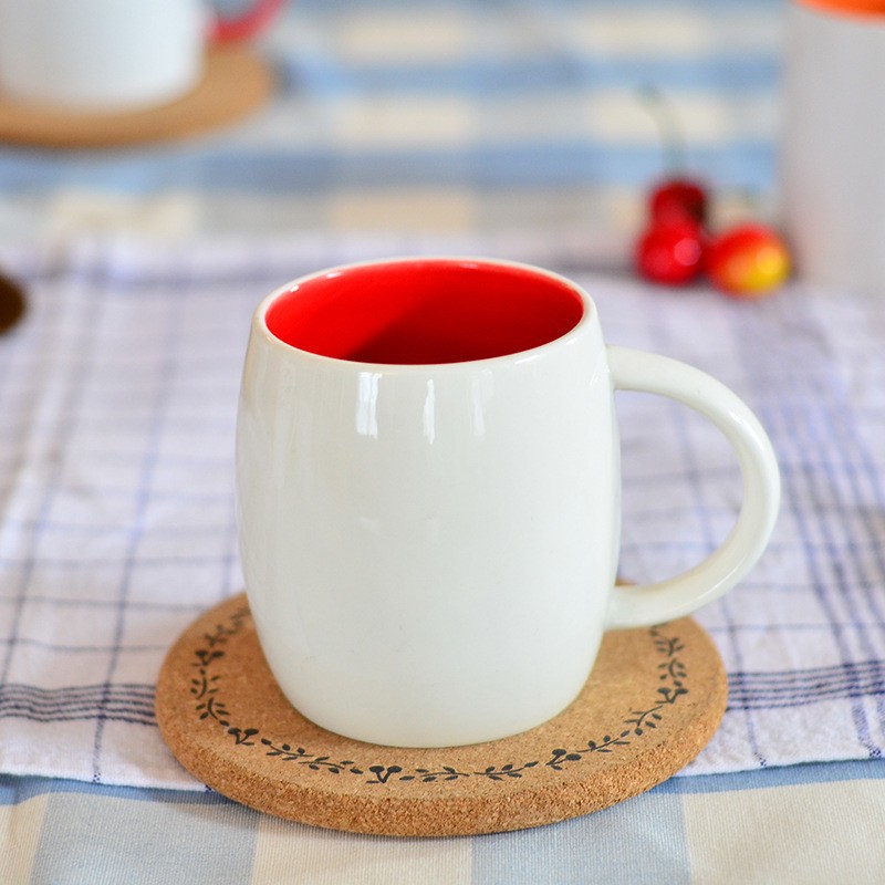 Fabricantes de tazas cerámicas, al mayor, flor horneada con estampado foto, publicidad de regalo, formulación de regalo de dibujo, transferencia térmica de vidrio recubierto de sublimación