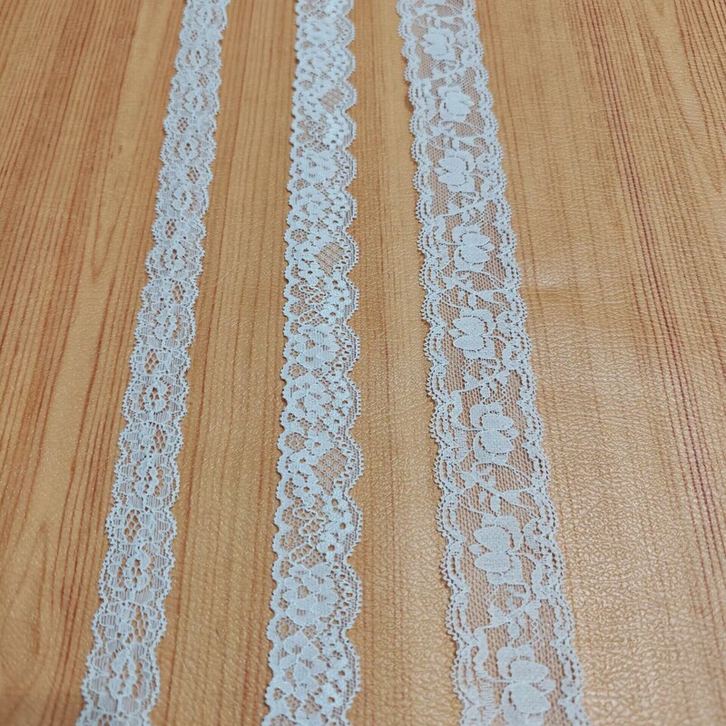 Popular Double Wave Nylon Elastic Lace Shoulder Straps Cuffs Neckline DIY Dress Women's Decorative Accessories