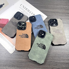 翻毛皮质潮牌北标iphone16手机壳适用苹果12个性情侣11ProMax男士