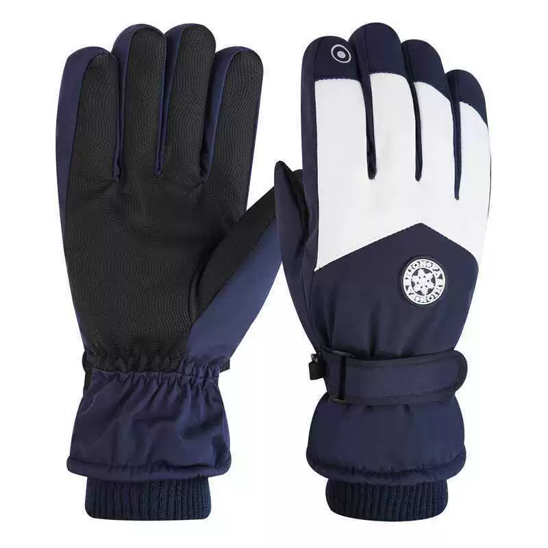 Лыжные перчатки, зимние мужские, тёплые, windproof, водонепроницаемые, комплект