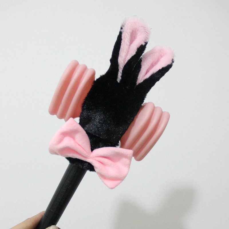 韓国PINKサポートスティックライトセット、パウダーマルチカラー、エアハンマースティックぬいぐるみセット、周辺機器、リサフラッシュスティックBLACK|undefined