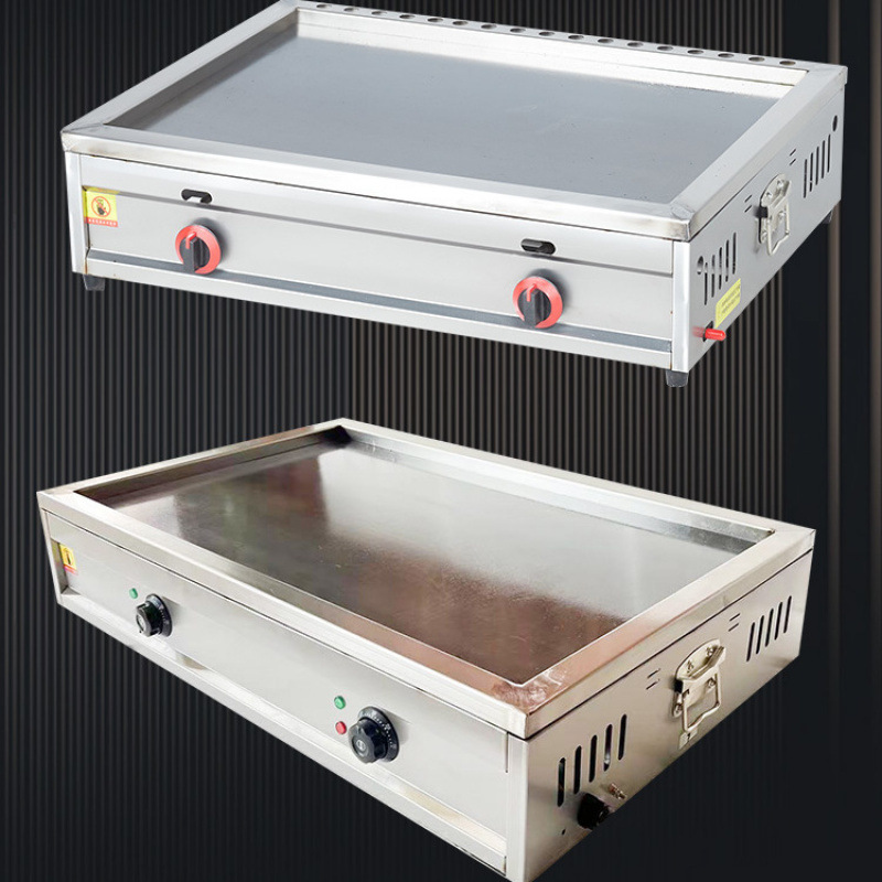 horno de cocción comercial gas mano agarrar torta de patata máquina de torta de hierro calentamiento eléctrico equipo de calamar tofu huevo lleno de torta