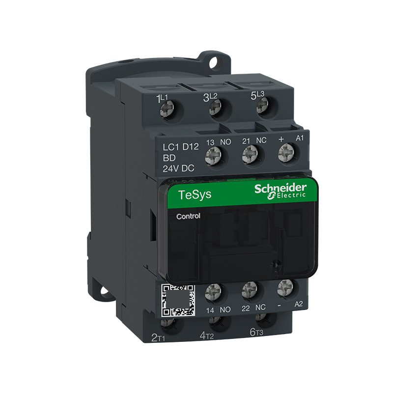 LC1D12BDC正品3P 12A原装一开一闭TeSysD交流接触器直流线圈24VDC