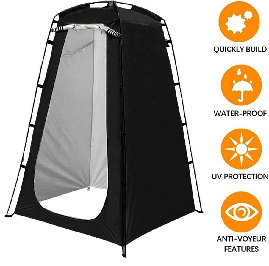 2025 Cross-Border Popular Outdoor Toilet Tent Portable Bathing and Changing Shower Changing Cover Camping Camouflage Tent