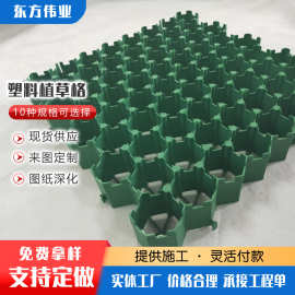 车位植草格厂家停车位消防通道植草格护坡园林绿化塑料植草格
