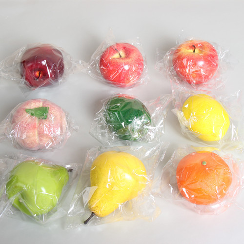 Simulated fruit apple lemon peach orange pear model fruit and vegetable set showroom model room decoration kitchen ornaments
