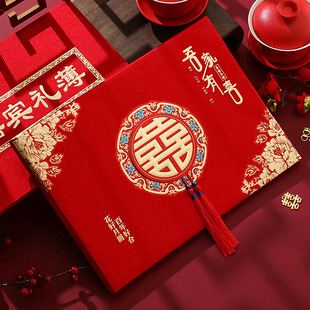 2026 new signature pen set wedding guest book | custom engraving available | dragon boat festival wedding double holiday gift box
