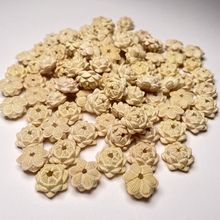 厂家直供黄杨木莲花 黄杨木莲花 四五层莲花 手工木制配饰莲花配