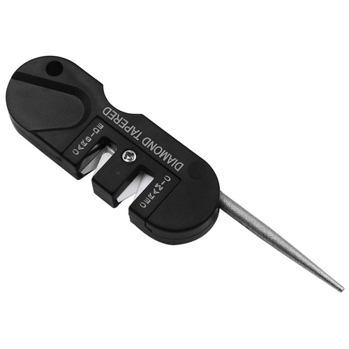 Outdoor multi-purpose tungsten steel knife sharpener, quick knife sharpener, sharpening stick, portable sharpening tool sharpening stick