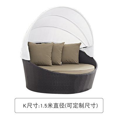 Silla al aire libre Cama de pájaros Cama de jaula de pájaros Silla de caña Patio Balcón Cama de nido de pájaros Piscina Terraza al aire libre