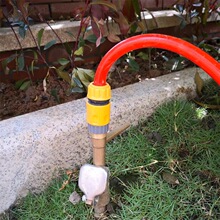 铜取水阀6分1寸dn25园林快速取水器草坪取水插水管绿化水管地接头