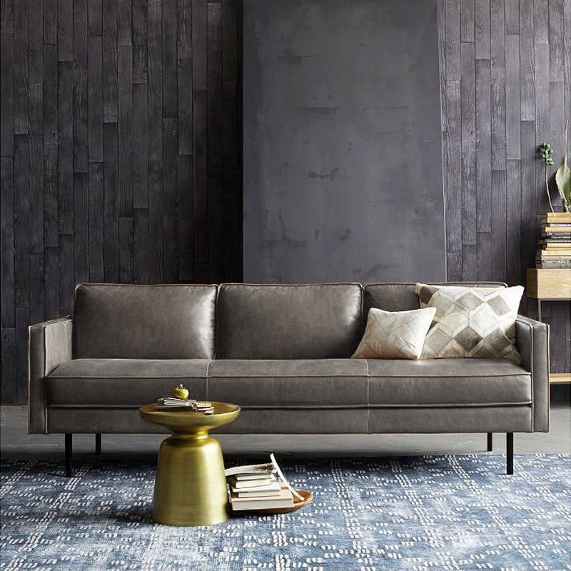 다크 그레이 오일 왁스 가죽 [방오, 방수, 긁힘 방지]