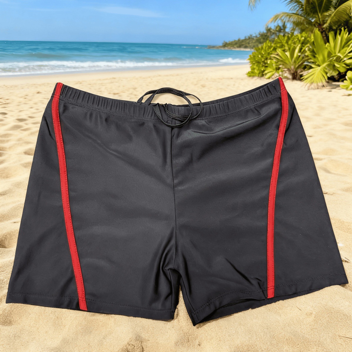 Men's Boxer Swimming Trunks Fashionable New Swimming Trunks Factory Direct Sales Hot Spring Beach Swimming Equipment Swimming Trunks Quick Drying