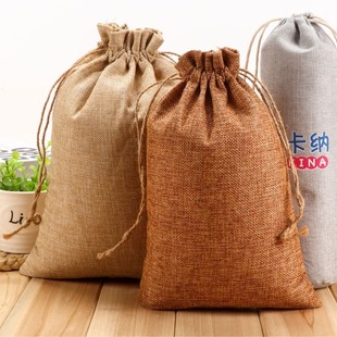 Drawstring Pocket Antique Imitation Linen Bag Supply Wholesale Medicinal Tea Exquisite Gift Bag