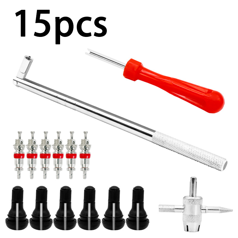 气门嘴安装工具 TR412气门嘴 气门芯扳手 气门芯钥匙锌合金气门芯