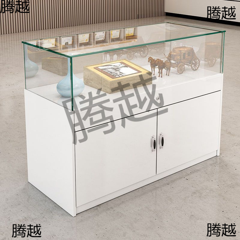 珠宝展示柜玻璃首饰柜样品饰品柜台直播间展销柜博物馆展览陈列柜