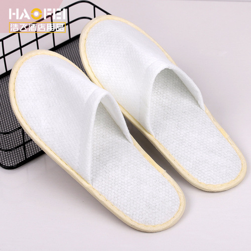 Disposable slippers wholesale, thickened, non-slip, disposable slippers, hotels, guesthouses, B&B, travel portable wholesale