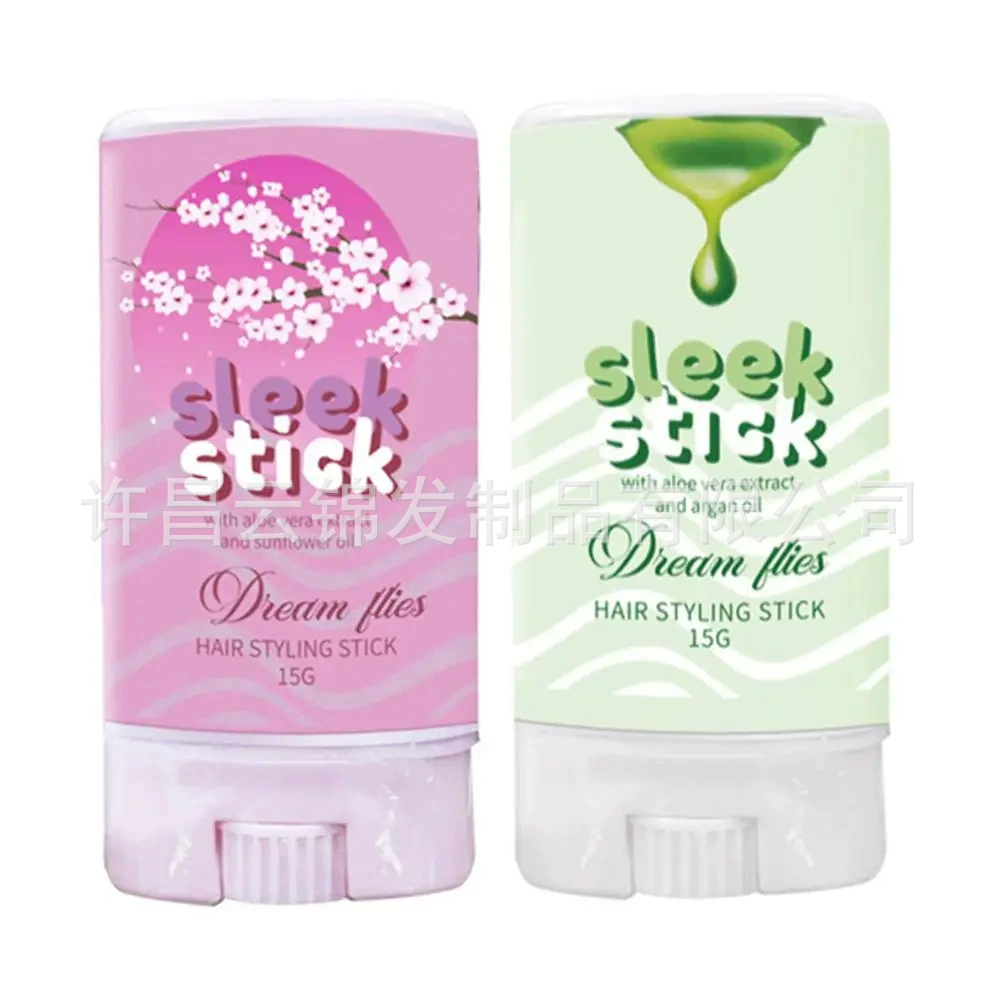 Воск для волос в стике, волшебный инструмент для укладки волос, стик для распутывания, нежирный, против пушистости, только для экспорта и трансграничных продаж, помада.
